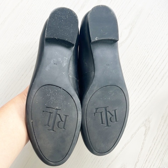 Lauren Ralph Lauren Carmen Slip On Flats Black size 8 - Picture 12 of 14